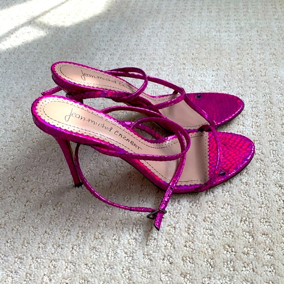 JEAN-MICHEL CAZABAT Fuchsia Heels - Picture 1 of 10